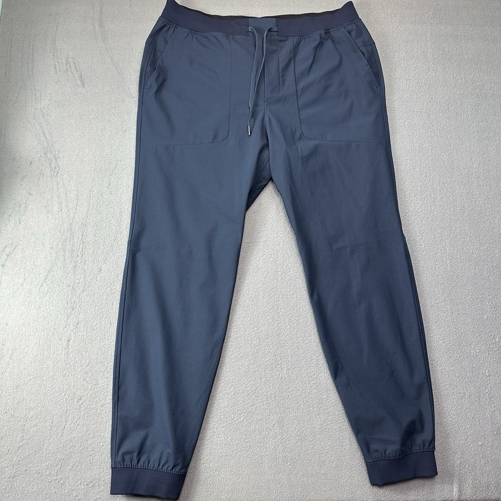 Lululemon ABC Jogger Warpstreme Pants Men's Size XXL Blue 32.5" Inseam LM5A31T